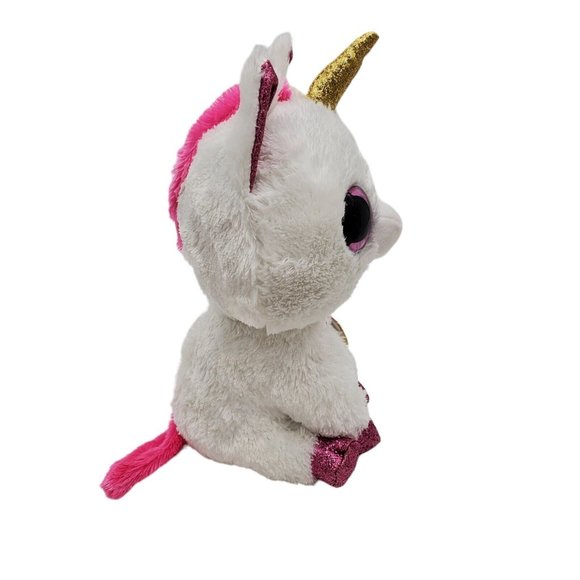 Ty Beanie Boos CHERIE the Unicorn 9" Plush‎ Pink Stuffed Animal Walgreen's Excl - Picture 8 of 10